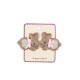 2 pack beaded bunny hair clips