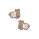 2 pack beaded bunny hair clips