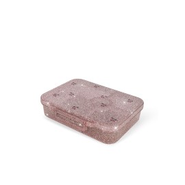 Bento lunch box - cherry glitter