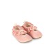 Kitty frill swim shoes - powder pink
