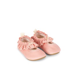 Kitty frill swim shoes - powder pink