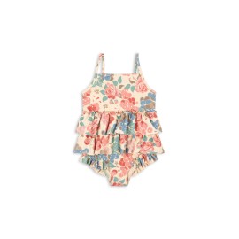 Manuca frill swimsuit - Bloomiegrape