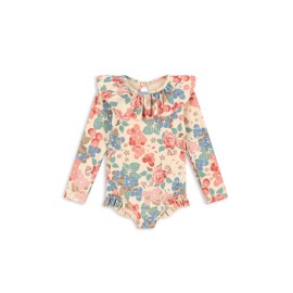 Manuca Long-sleeved swimsuit - Bloomiegrape