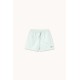 Cyan fine stripes swim trunks