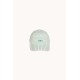 Cyan fine stripes cap