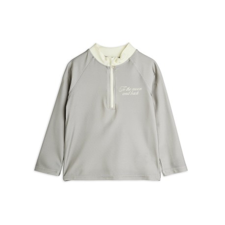 To the moon long-sleeved swim top