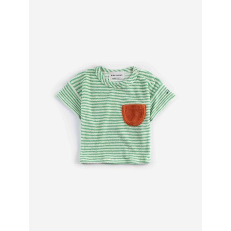 Green Stripes Terry t- shirt