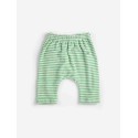 Green Stripes Terry harem pants