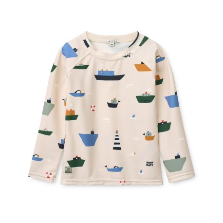 Noah swim tee - Sailing