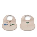 Ember Silicone Bib - 2 Pack - Sailing