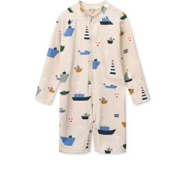 Max swimsuit long sleeves -Sailing