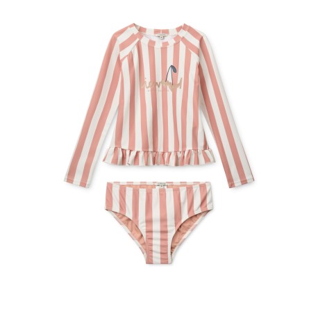Dagny swim set - coral blush