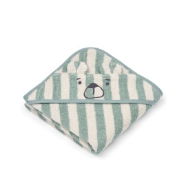 Albert Hooded Baby Towel - Peppermint