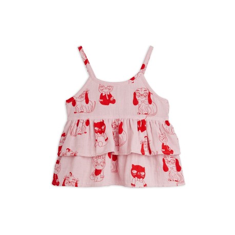 Minibabies Woven Frill Tank Top