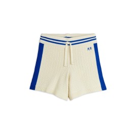 Cable knit shorts