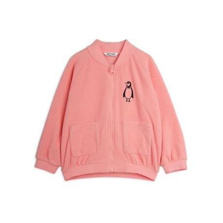 Penguin microfleece jacket - pink