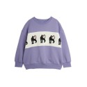 Panther panel sweatshirt - purple