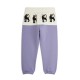 Panther panel sweatspants - purple