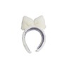Faux fur bow headband