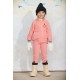 Penguin microfleece jacket - pink