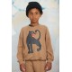Panther sweatspants - brown