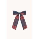 Check scrunchies - red
