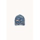 Tonal Roses denim cap