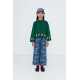 Tonal Roses denim cap