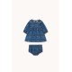 Dots Flowers baby set
