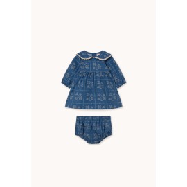 Dots Flowers baby set