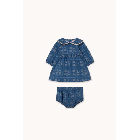 Dots Flowers baby set