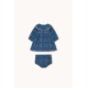 Dots Flowers baby set