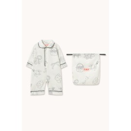 Tiny apples baby one-piece