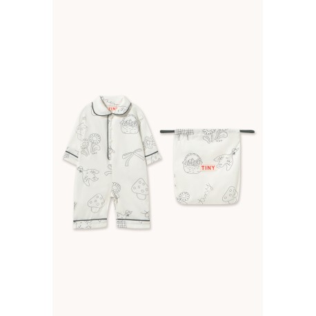 Tiny apples baby one-piece