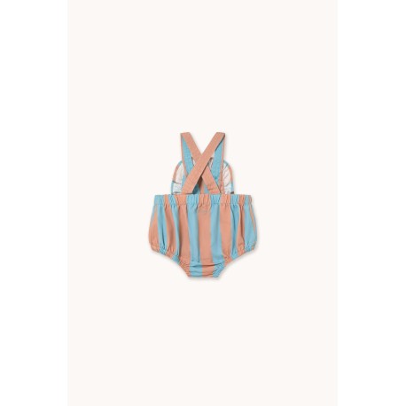 Blue - pink stripes baby body