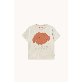Curly dog tee