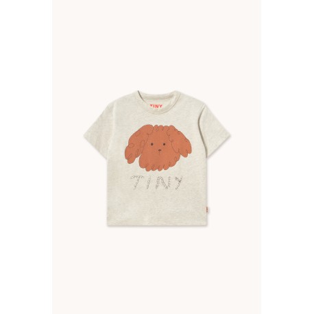 Curly dog tee