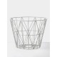 Wire Basket Black - light grey