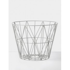 Wire Basket light grey - Large