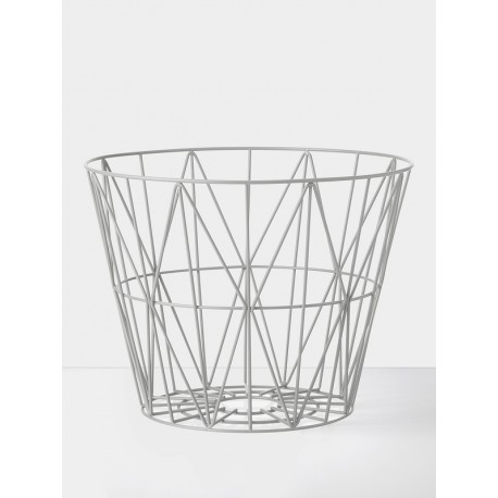 Wire Basket Black - light grey