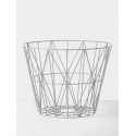 Wire Basket light grey - Large