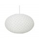 Ellipse lamp - navy dots