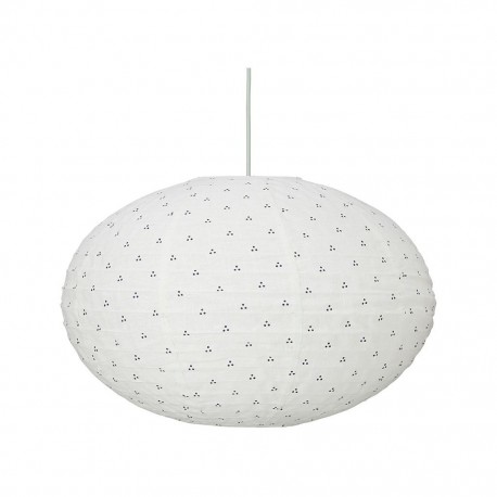 Ellipse lamp - navy dots