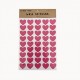 Wall sticker - pink hearts
