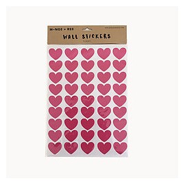 Wall sticker - pink hearts