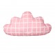 Cloud Pillow Large neon pink stars & stripes