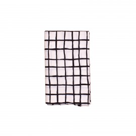 Kids bedsheet black grid