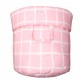 Storage basket L rose grid