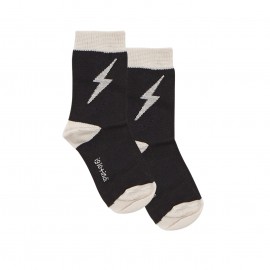 LIGHTNING socks - beluga grey