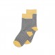 Socks- Striped/rawhide